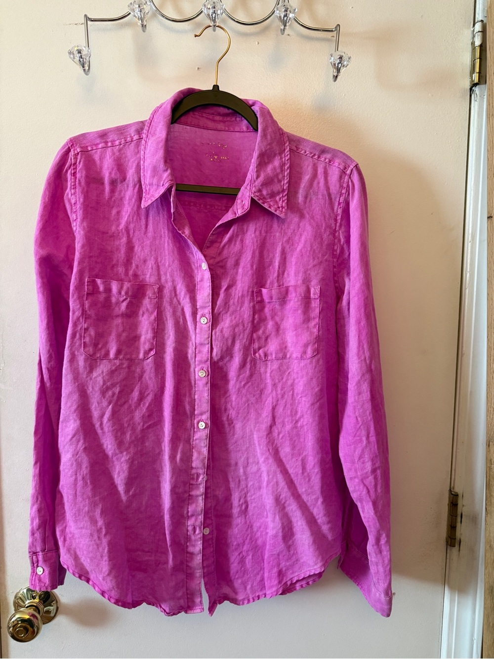 Lily Pulitzer button down linen shirt